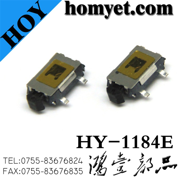 SMD Tact Switch with 7.5*5*2mm 4pin Side Button (HY-1184E)