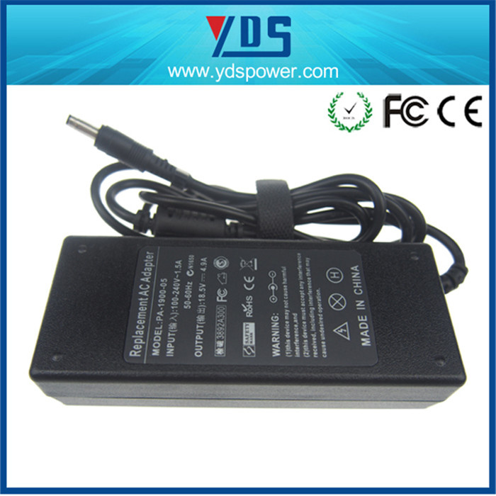 18.5V 4.9A Power Adapter with 4.8 1.7bullet for HP