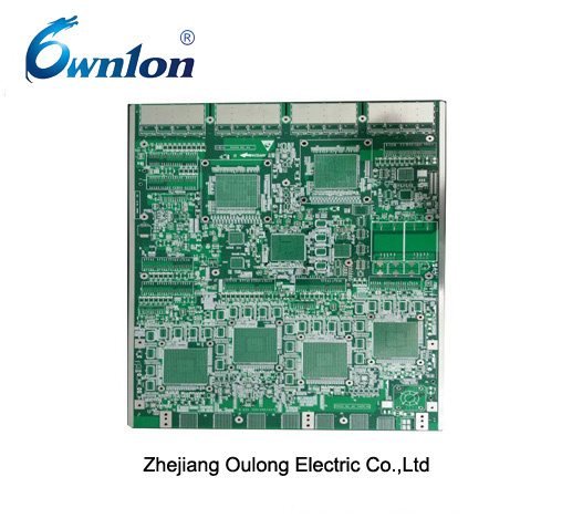 22 Layer Hal Lf PCB with Green Solder Mask