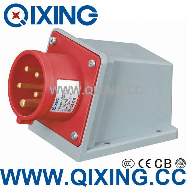 16A 5p Surface Mounted Plug with IEC 60309 Standard (QX-342)
