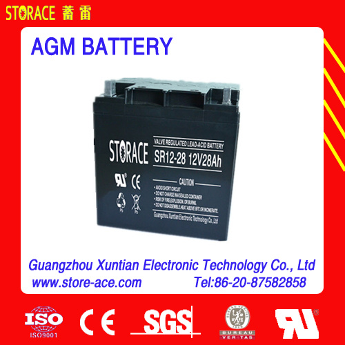 High Quality AGM Battery 12V28ah for UPS Use