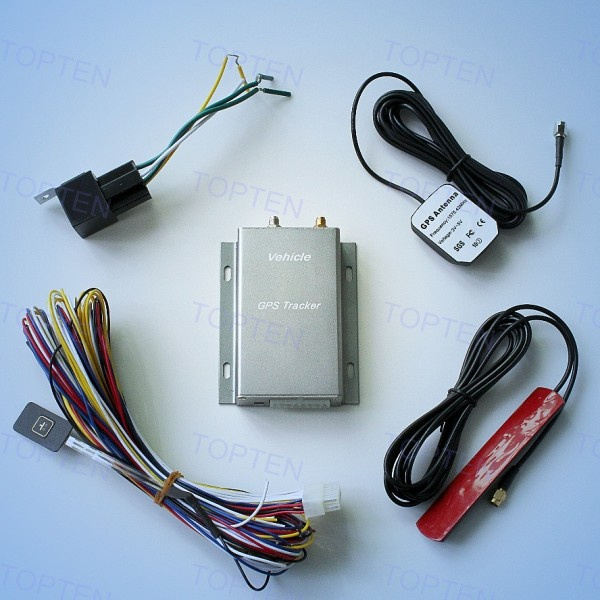 GPS Vehicle Tracker with Online Tracking, Fuel Level and Temperature Sensor, RFID (TK310-ER27)