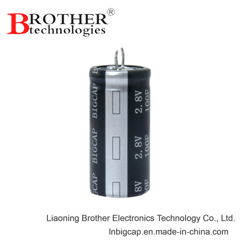 Bigcap Farad Capacitor 200f 2.8V Supercapacitor with Weldable Terminal Edlc