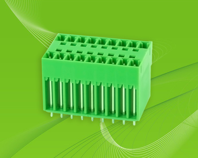 Pluggable Terminal Block with Dual Row Pin Header