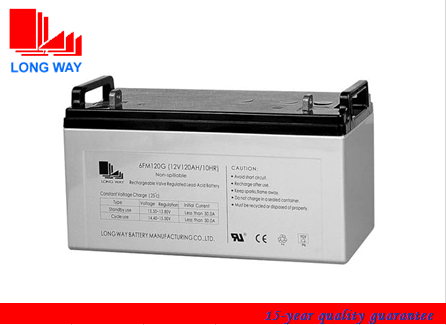 12V120 AGM Rechargeable Lead Acid Battery for Solar Storage System