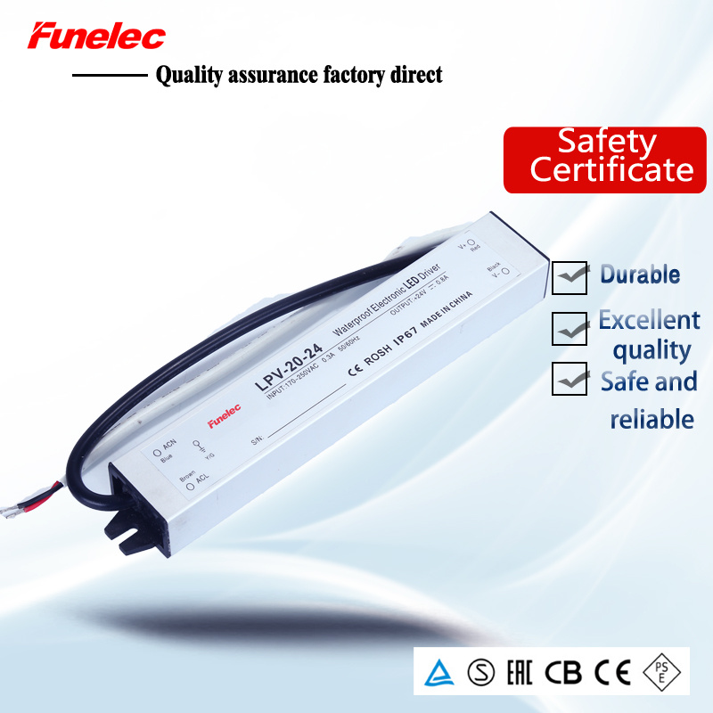 Lpv-20 24V Switching Power Supply, Waterproof Switching Powersupply, Switching Power Supply for LED Strip Light