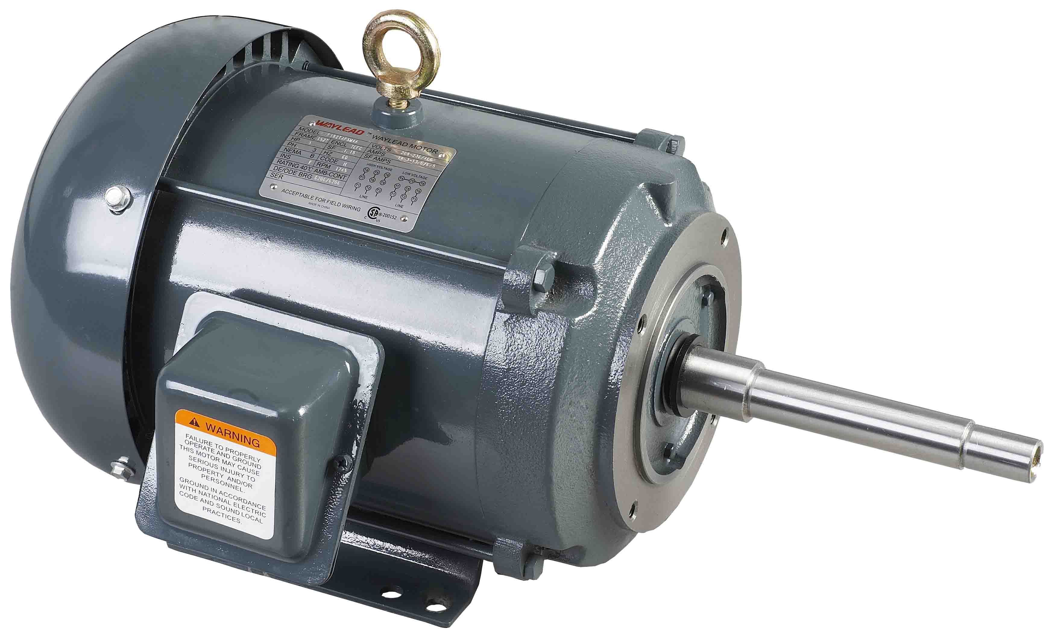 CSA/Cus Certified, Three Phase Water Pump NEMA Motor