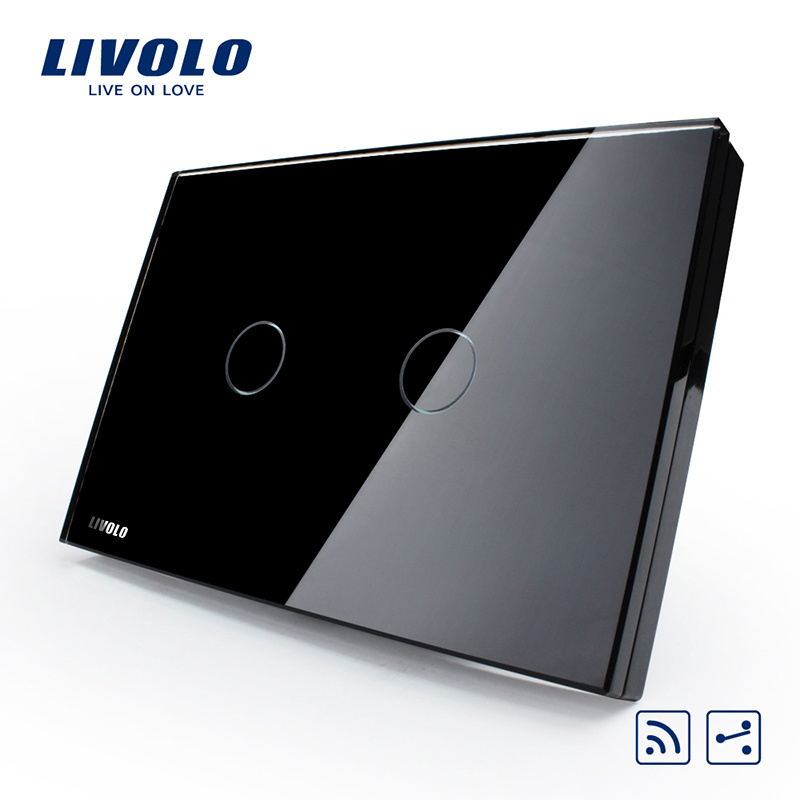 Livolo Au Standard Three Gang Two Way Touch Remote Switch Vl-C302sr-81/82