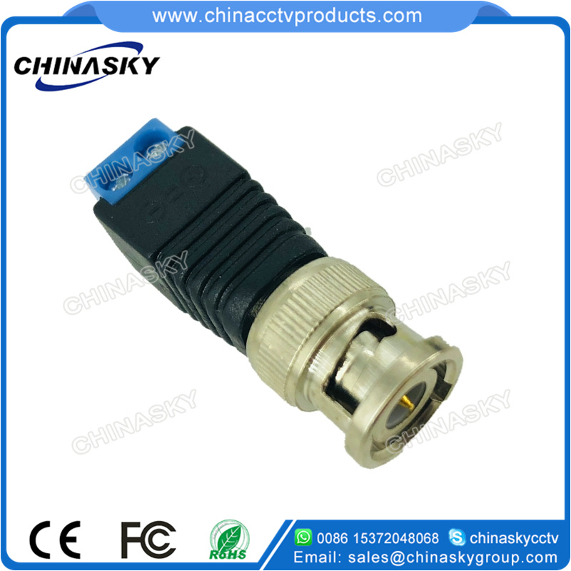 CCTV Male BNC Connector with Blue Screw Terminal (CT120BL)