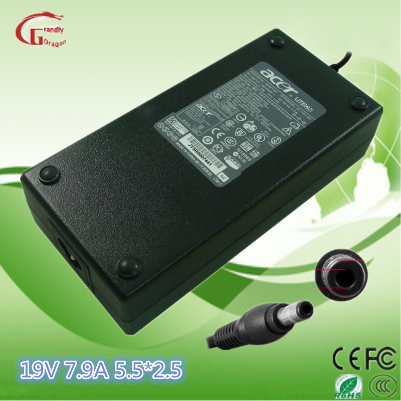 Notebook Power Adapter 19V 7.9A for Acer 