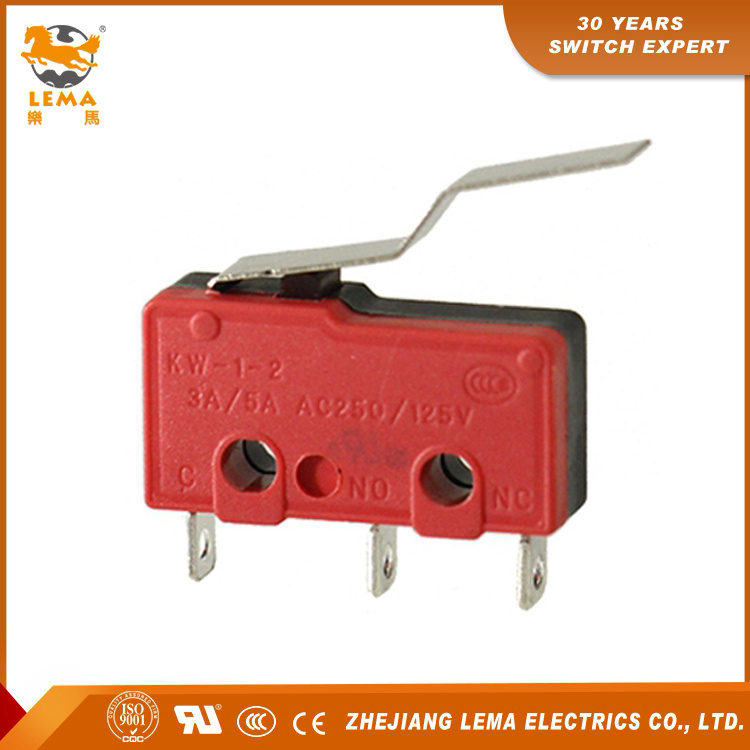 Lema Kw12-4 Bent Lever Electric Mini Micro Switch T85 5e4