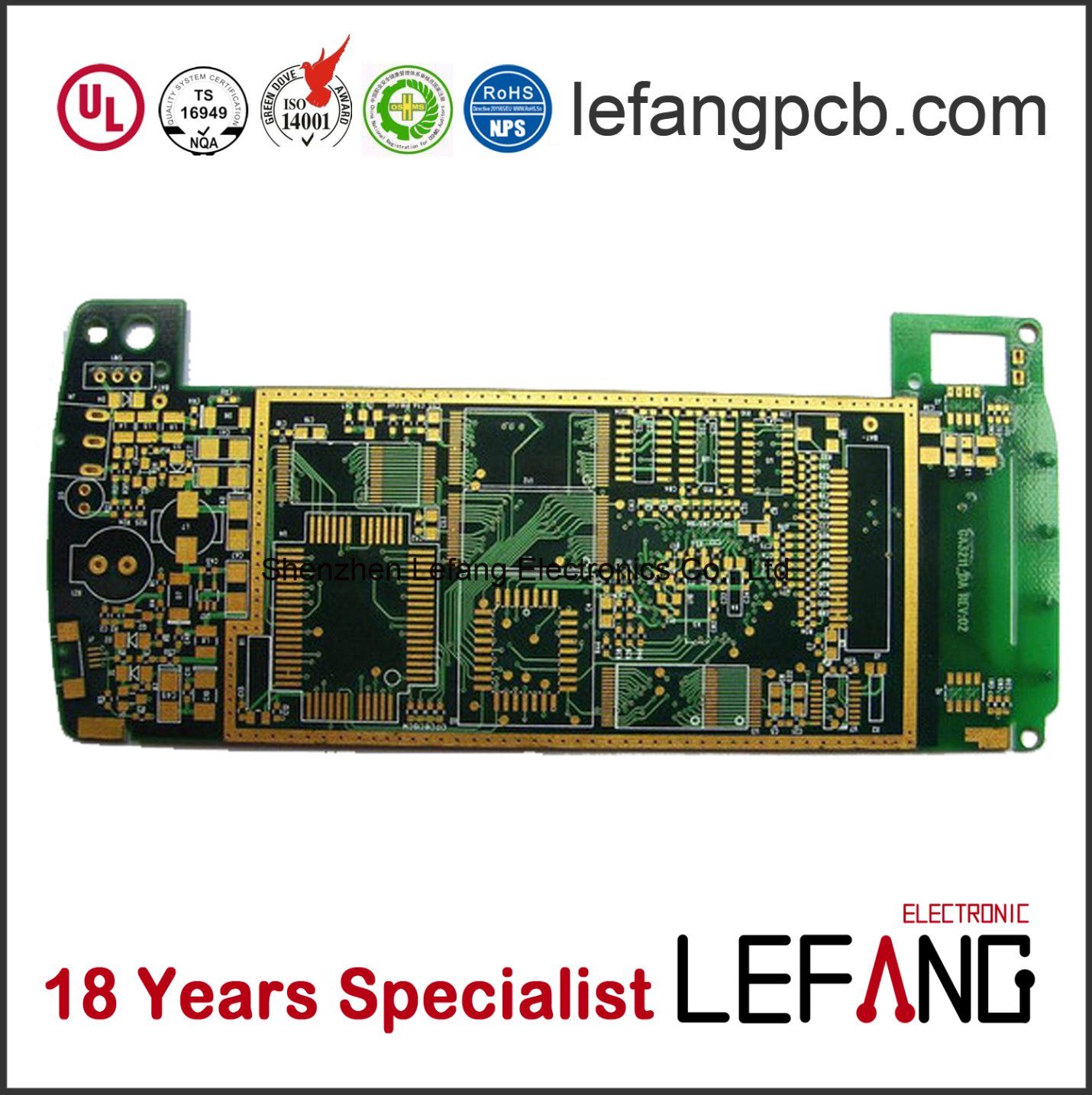 Halogen Free 6 Layer PCB Board