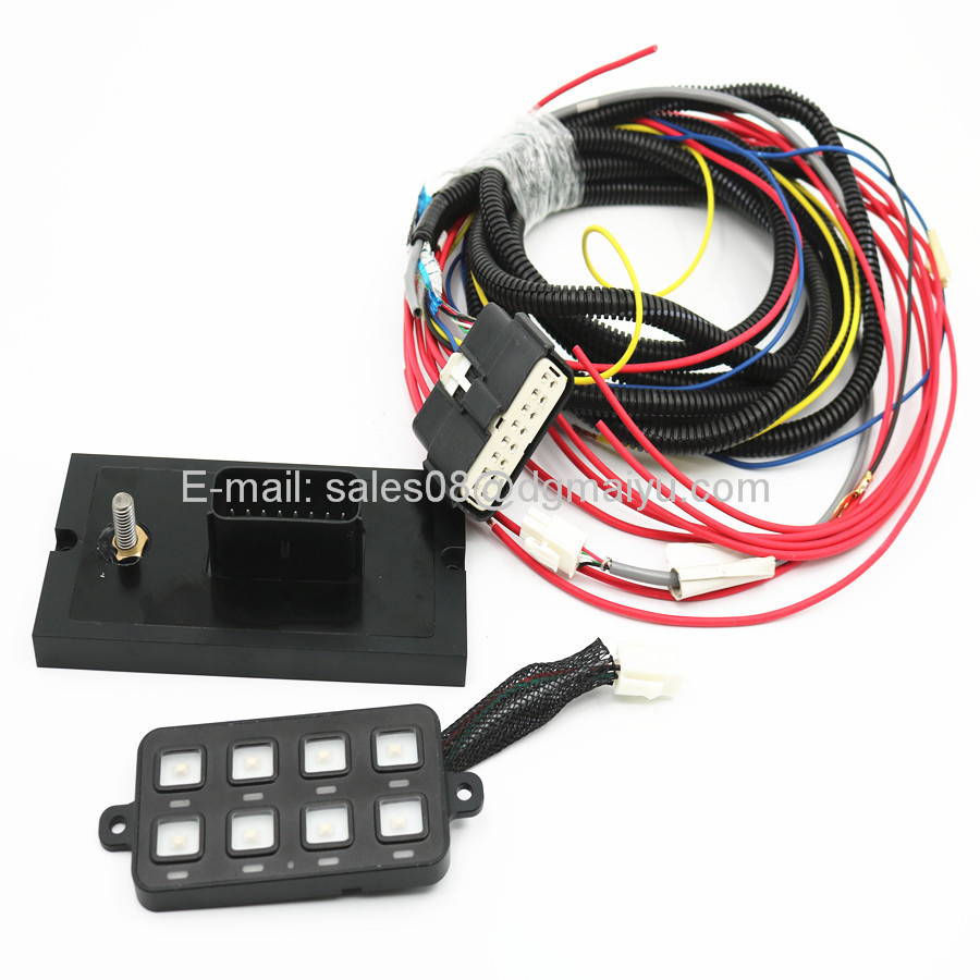 Switch-Pros 8 Switch 8100 User-Programmable Panel Power System for Jeep