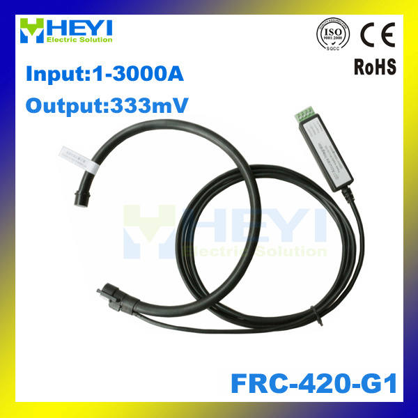 Inner Diameter 120mm Split Core Flexible Rogowski Coil Current Transformer Frc-420-G1 with Rogowski Integrator 333mv Output