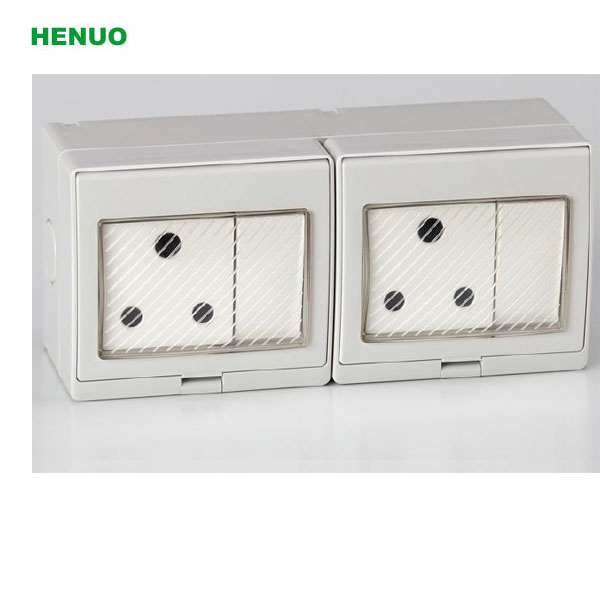 Middle East IP55 Waterproof Switch Socket
