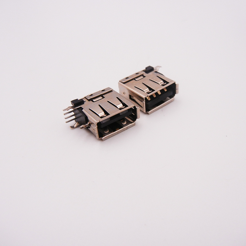 a Female Head USB Plug Panel Side Plug Connector Hot Sell