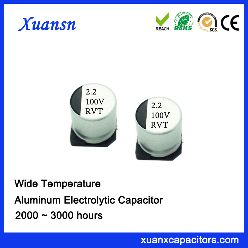High Quality 2.2UF 100V Standard SMD Capacitor