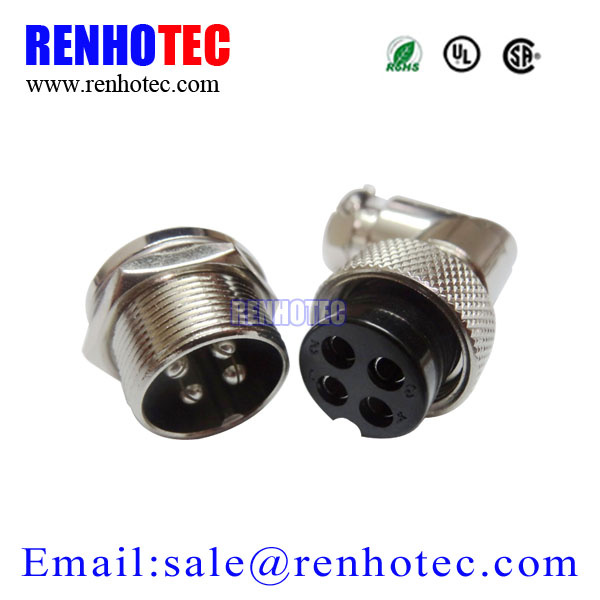 Types of Joints Gx19 Gx20 Aviation Plug and Socket Connector