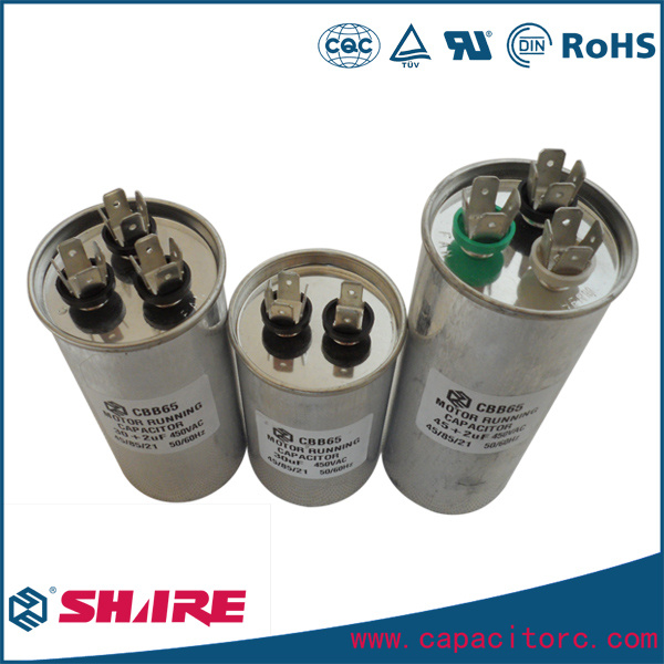 Air Conditioner Capacitor Power Supply Capacitor AC Motor Run Capacitor Cbb65 Capacitor