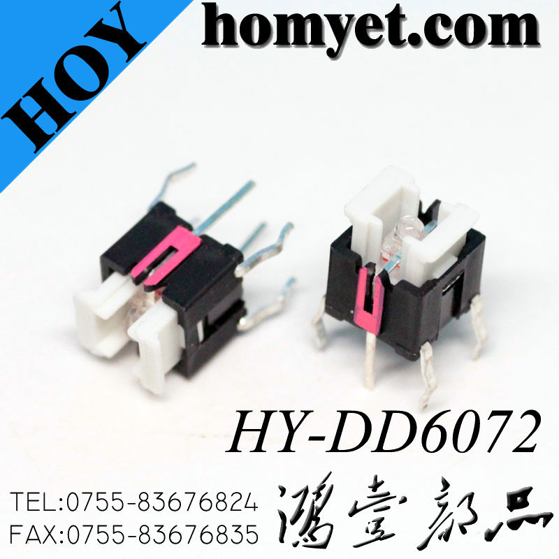 Illuminated DIP Tactile Switch Tact Switch with LED