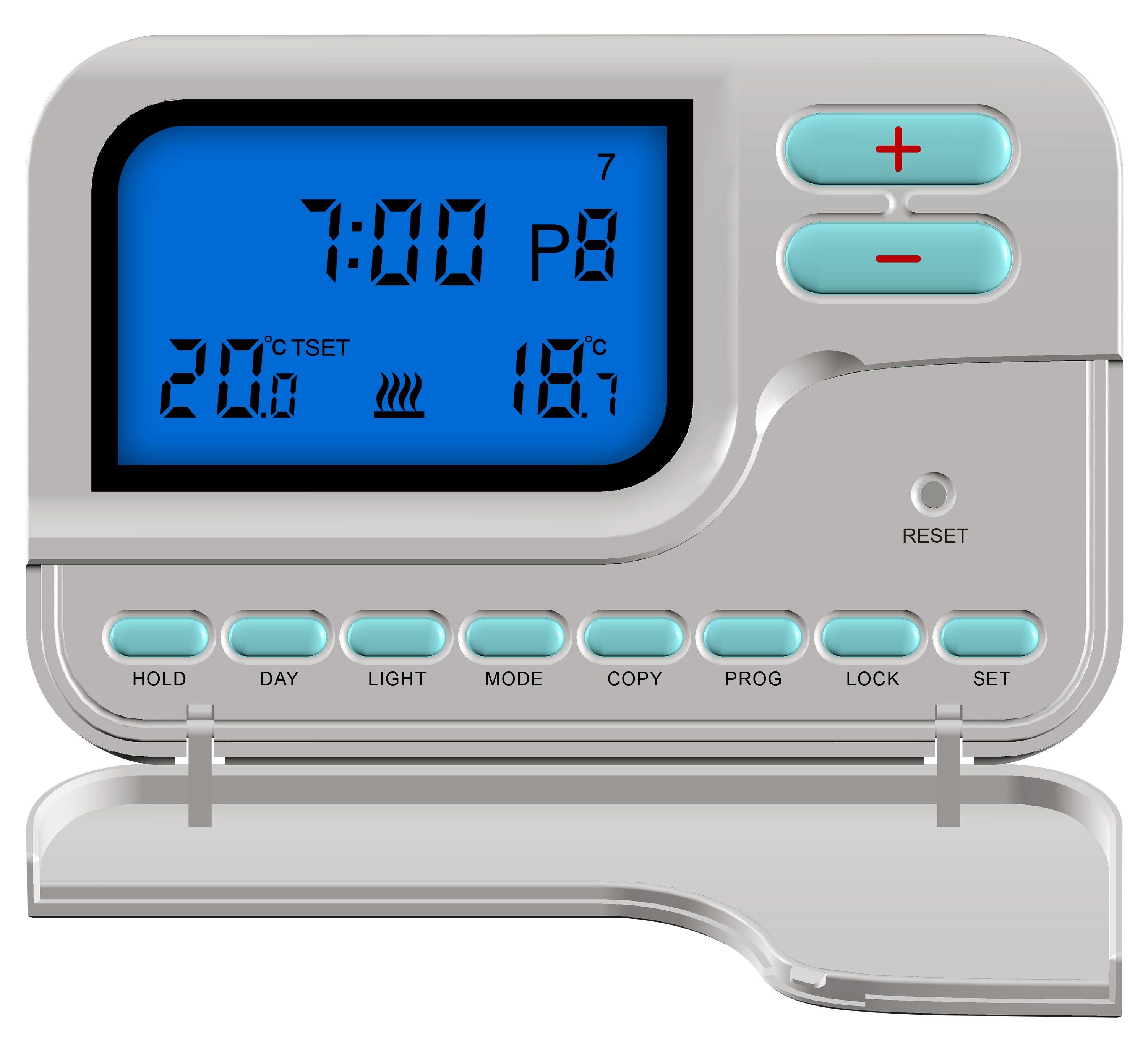 Wired Programmable Thermostat for Underfloor Heating and Gas Boiler