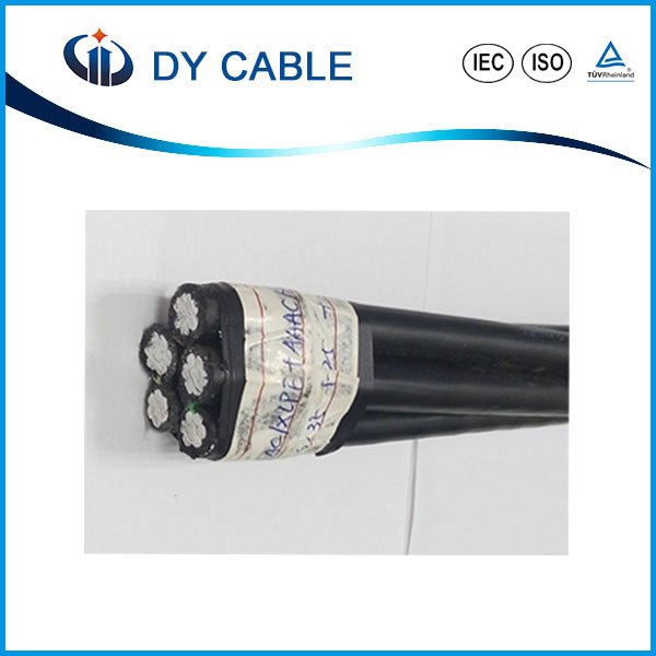 PVC/XLPE Overhead Power Aluminum Conductor Aerial Bundle Cable