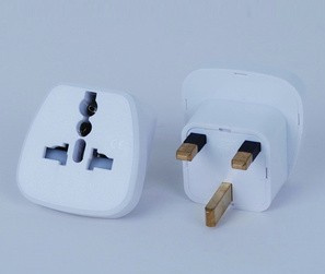 UK Travel Adapter with Safety Shutter (JCA605)