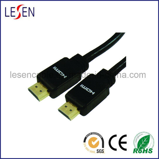 HDMI Cable, 1.3 and 1.4V, Support Resolution up to 1080P, 3D