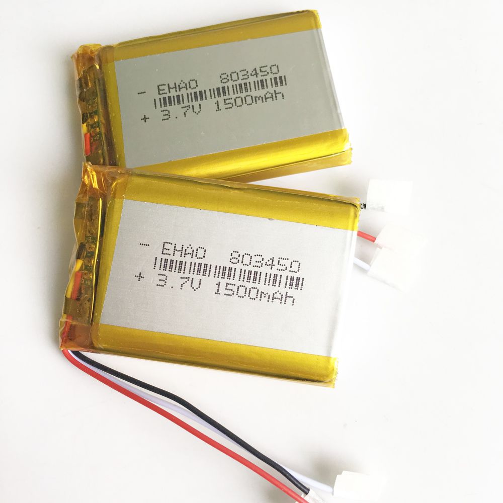 3.7V 1500mAh 803450 Lithium Polymer Battery