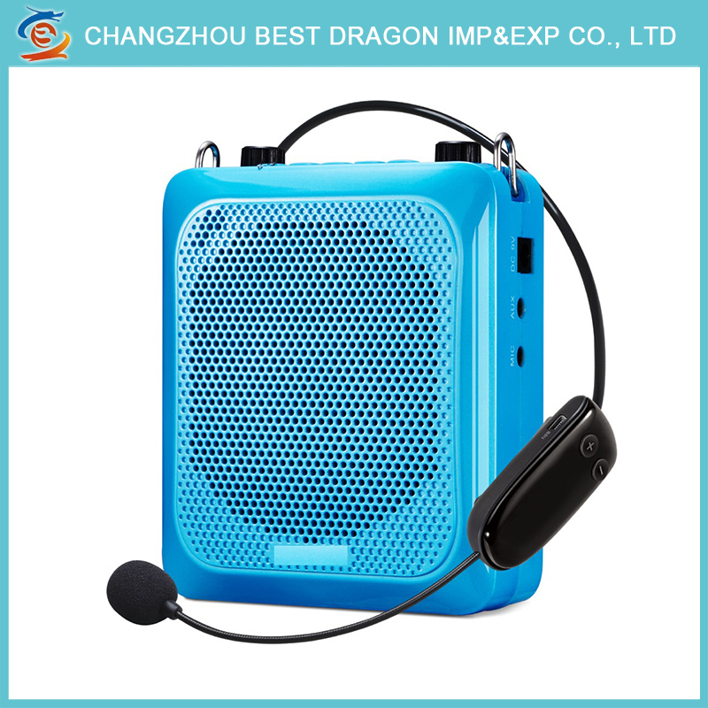RF Mini Wireless Portable Voice Audio Amplifier with Megaphone Microphone
