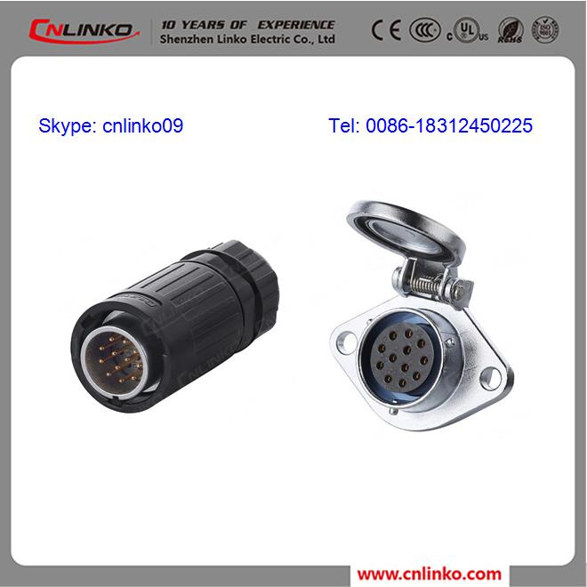 Ya20 12pin Waterproof Connector/Signal Connector