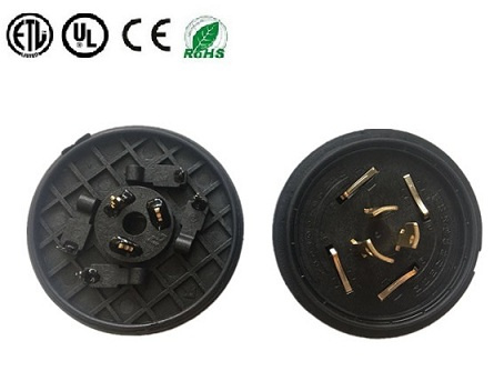 Base for Dimming Control with Signal Brass Contacts