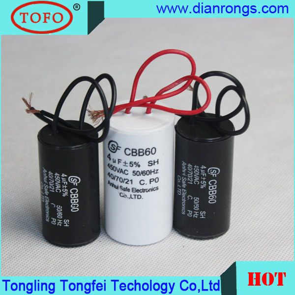 Motor Running Capacitor Cbb60 30UF 400V