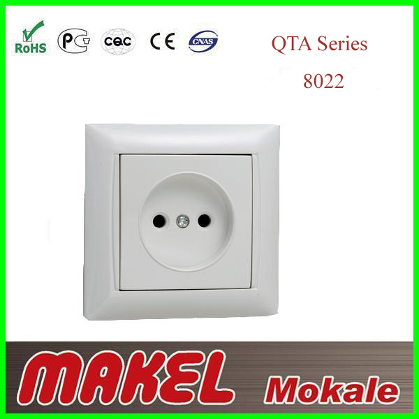 European Style of Socket with 2 Pin