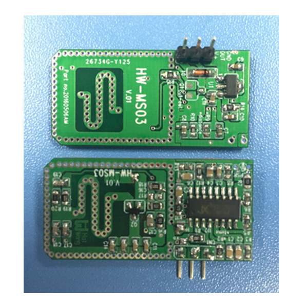 High Performance Microwave Motion Sensor Module for Security System
