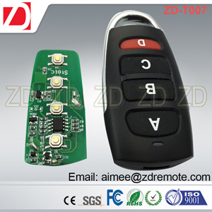 315/433MHz Rolling Code Garage Door/Gate Remote Control