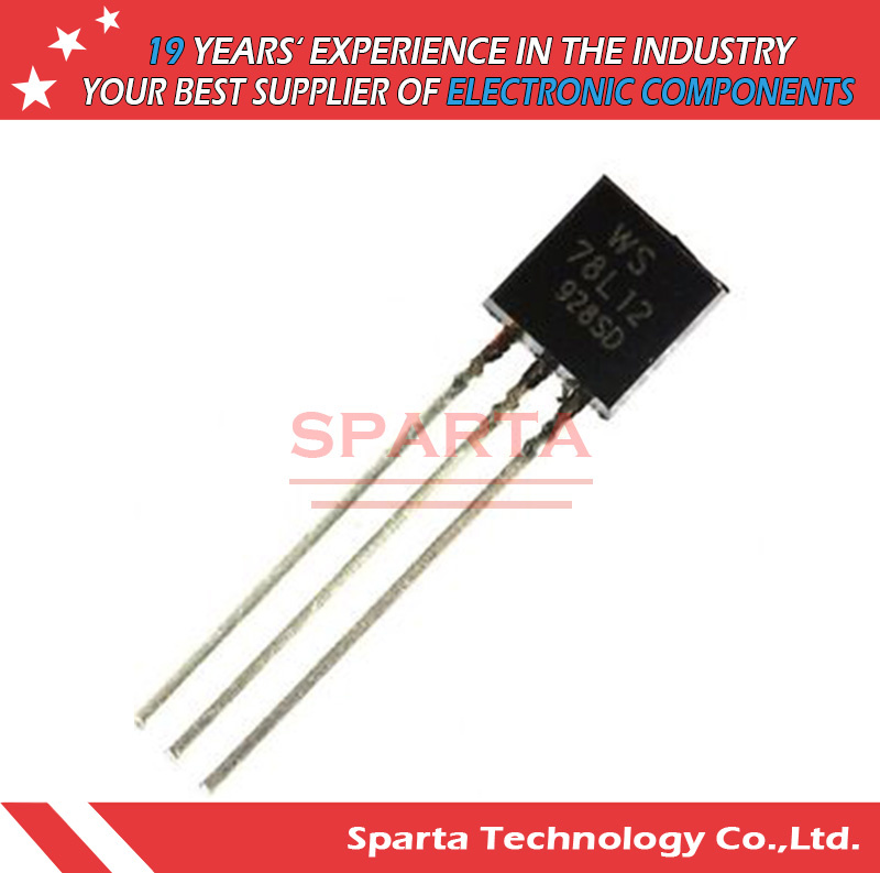 Ws78L12 to-92 NPN 3-Terminal 12V 100mA Transistor