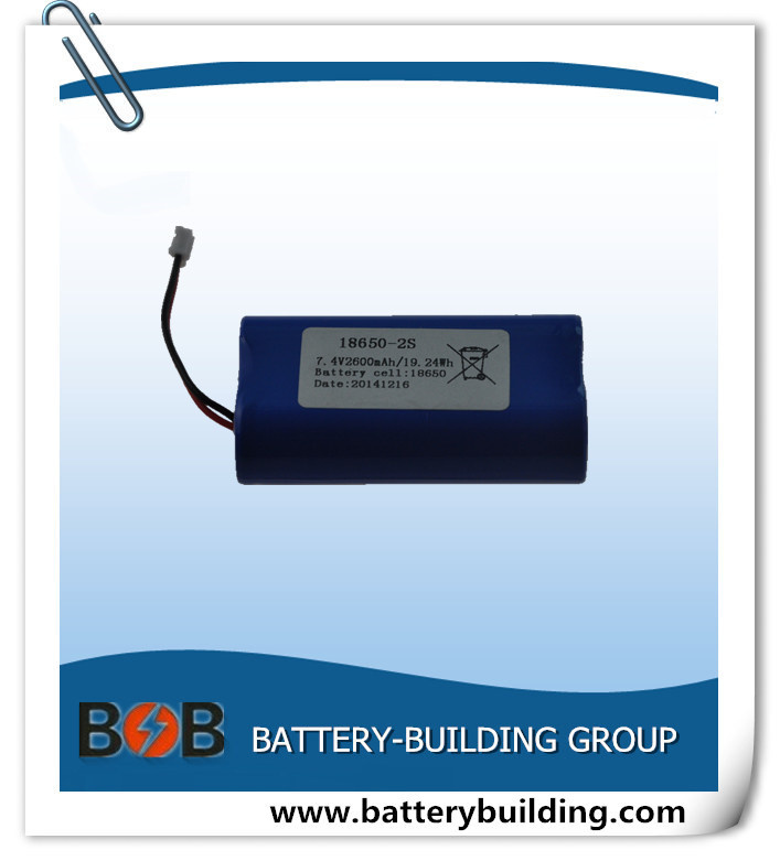 18650 Battery Pack 2s1p 7.4V 2200mAh Lithium Battery Pack