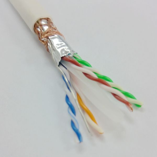 LSZH Cable Indoor CAT6 SFTP Sheilding Cable Network Cable 23AWG Bare Copper Ethernet Cable (ERS-1633259)
