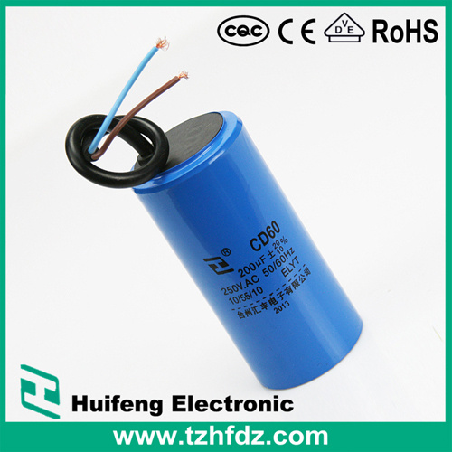 CD60 Series Motor Start Capacitor CD60 in Aluminum Case