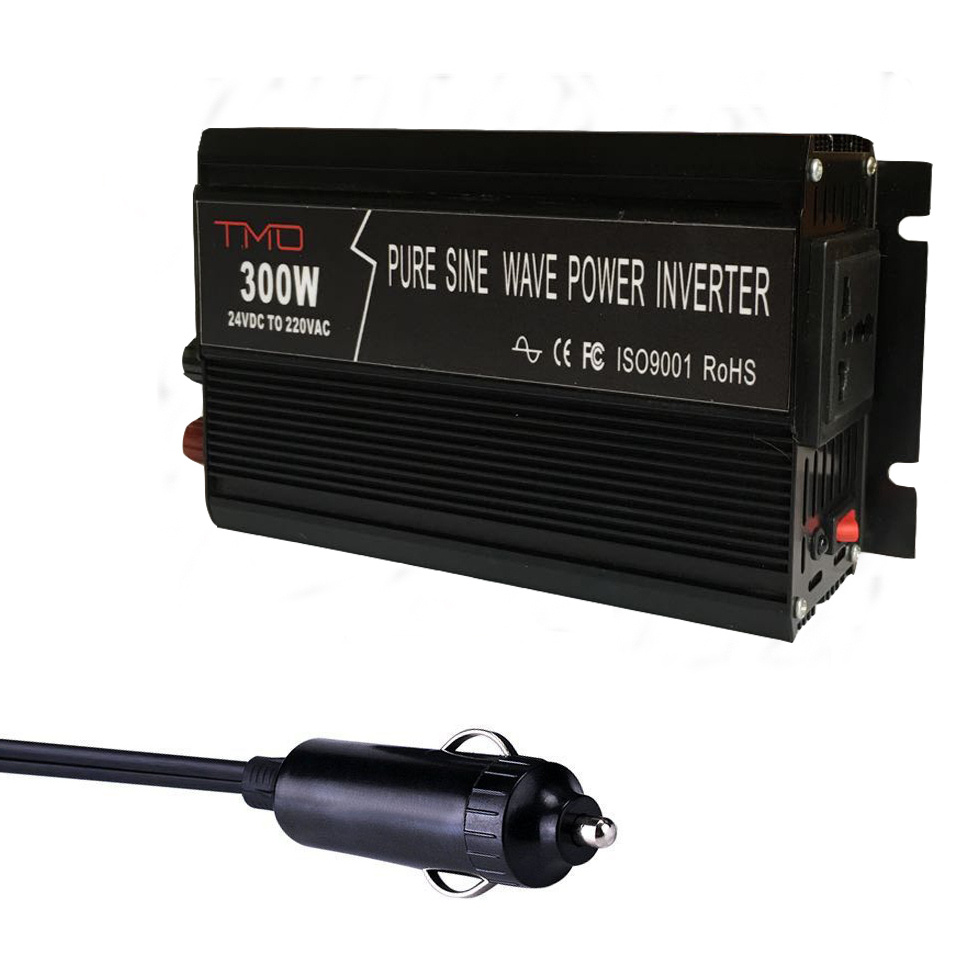 2017 Newest Item 300W Car Power Inverter 12V 220V 110V with Universal Socket Dual U. S. Socket Optional