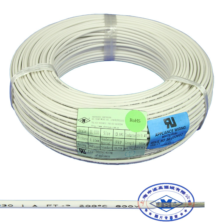 UL 1330 FEP Teflon Jacket Single Core Wire