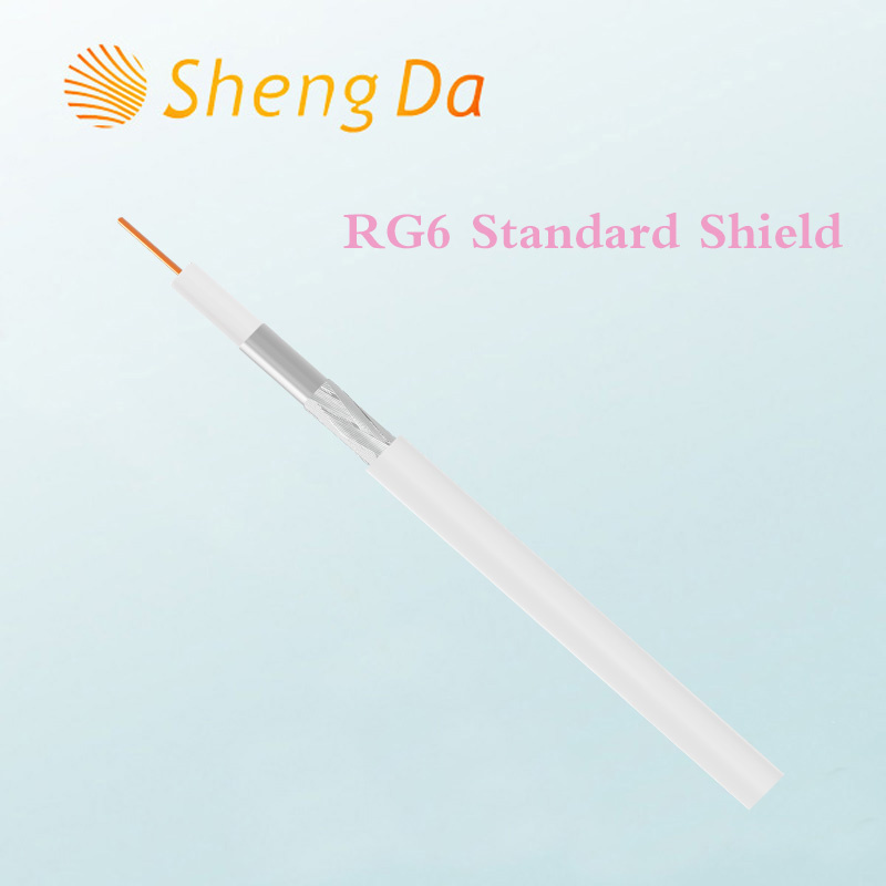 High Speed RG6 Standard Shield Coaxial Cable