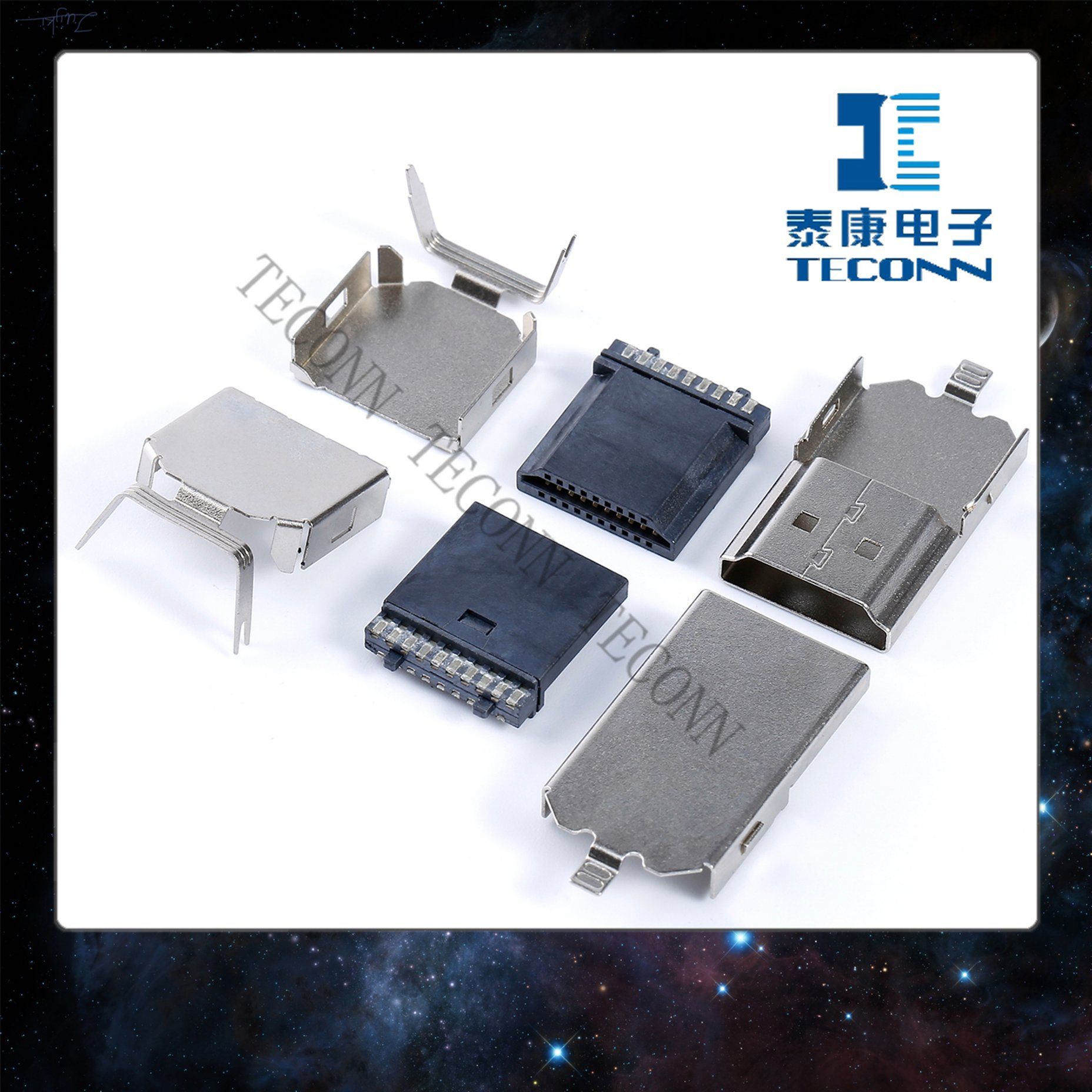 HDMI-a Type Cable Accessories Receptacle Connector