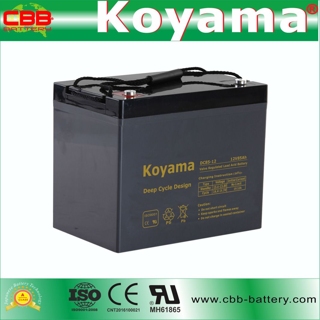 DC85-12 12V85ah Deep Cycle Lead Acid AGM for Floor Washer