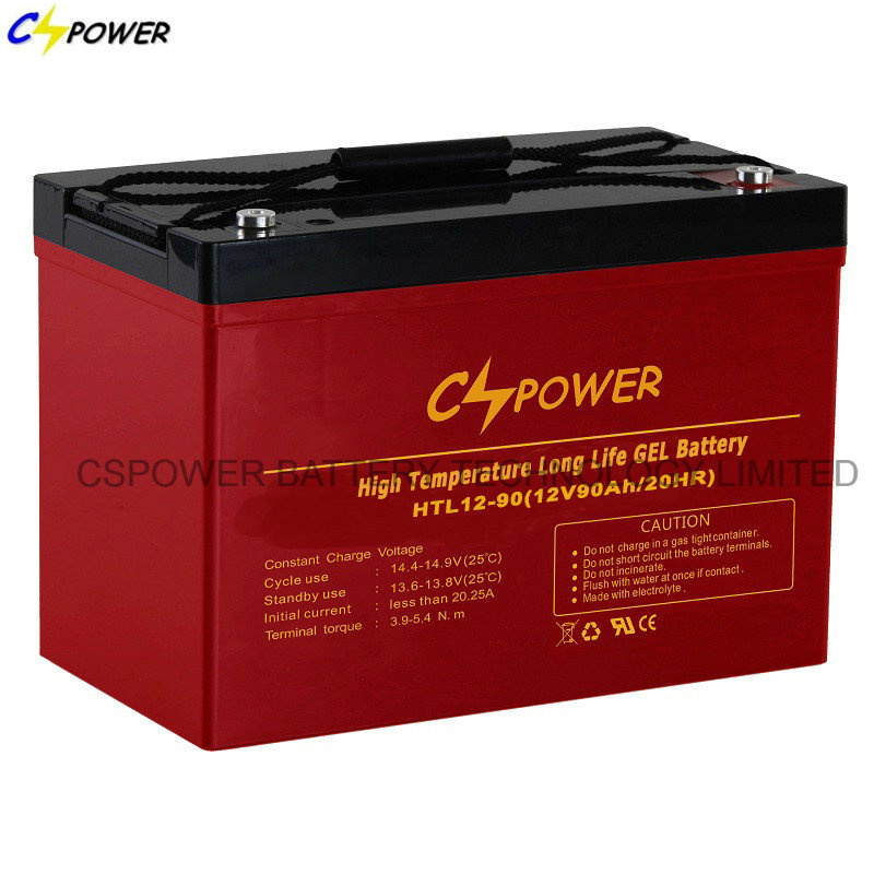 Cspower High Temperature Gel Deep Cycle Forklift Battery 12V 90ah