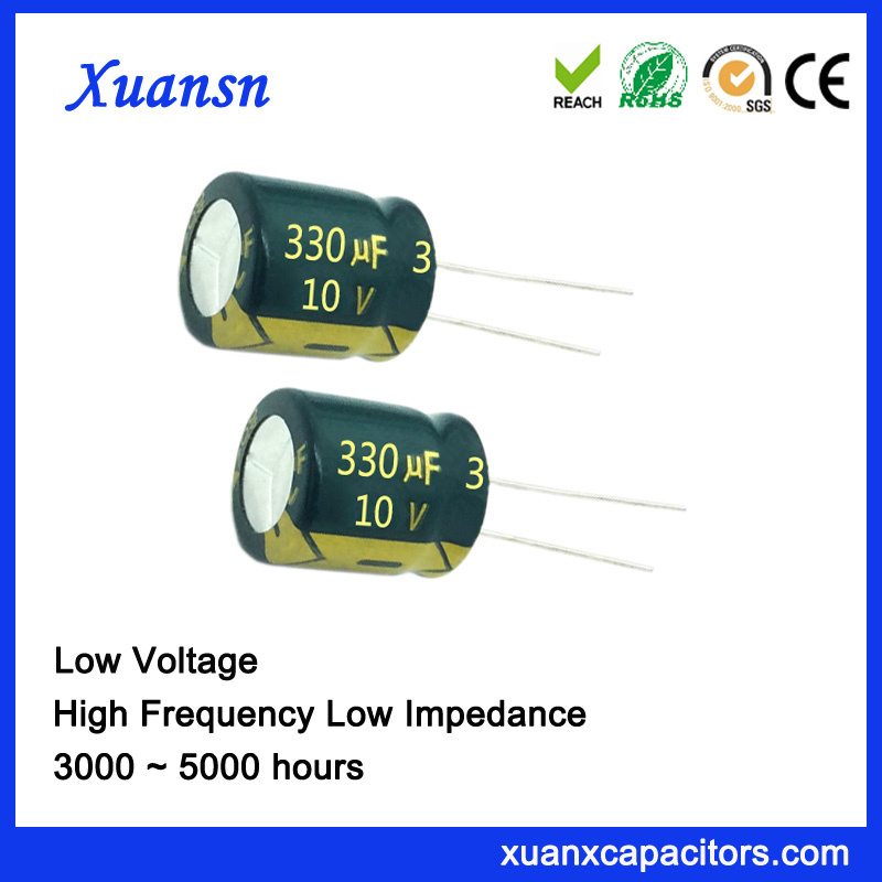 10V 330UF 105º C 4000hours High Frequency Electrolytic Capacitor