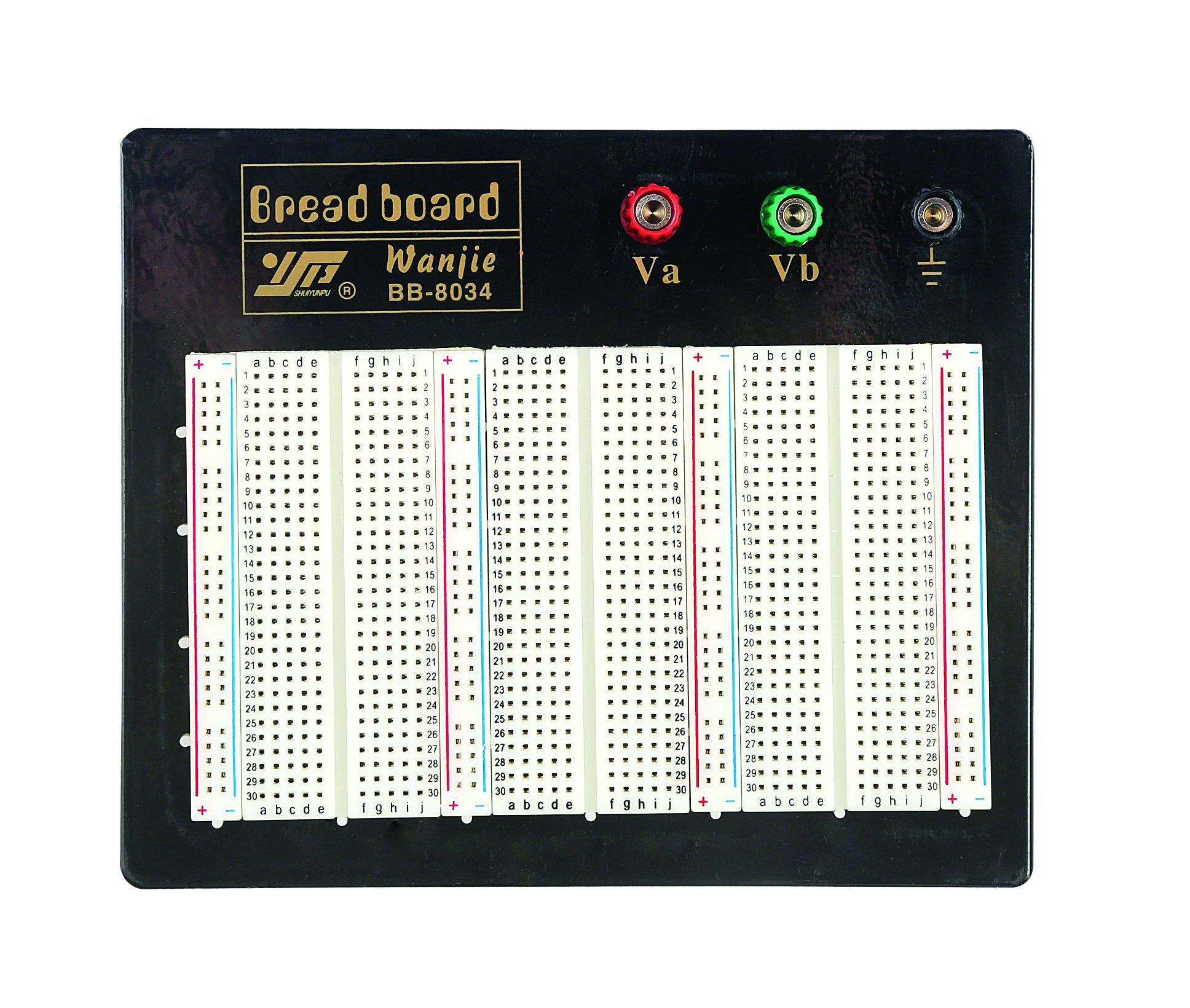 1100 Points Solderless Breadboard with Metal Plate