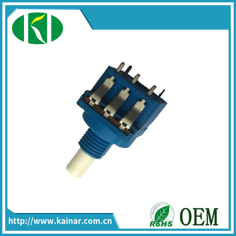 17mm Plastic Shaft Dimmer Potentiometer with Switch