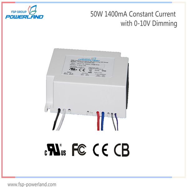 TUV Approved 50W 18~36V Dimmable Constant Current LED Driver